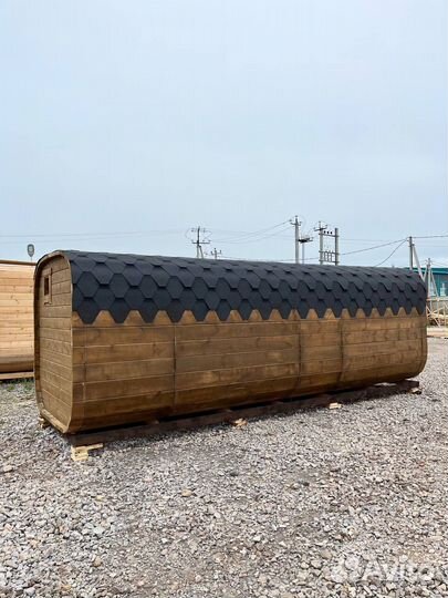 Баня бочка квадро с доставкой