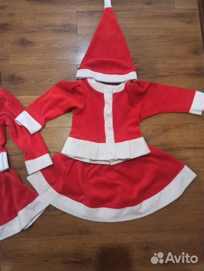 Новогодний костюм для девочки 104 и 110