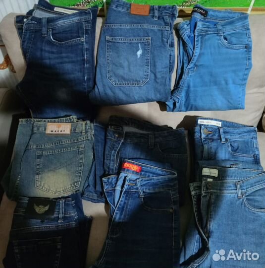 Джинсы для рукоделия и поделок,4 кг