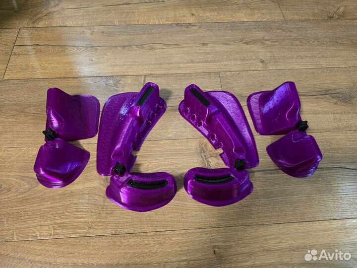 Упоры прыжковые Grizzla Flow фиолетовые