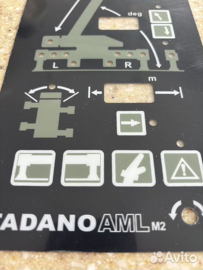 Лицевая панель Tadano AML-M2, AML-M1, AML-LA-A1