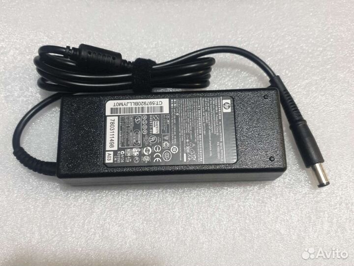 Блок питания для ноутбука HP 19,5 V-4.62 A 90W