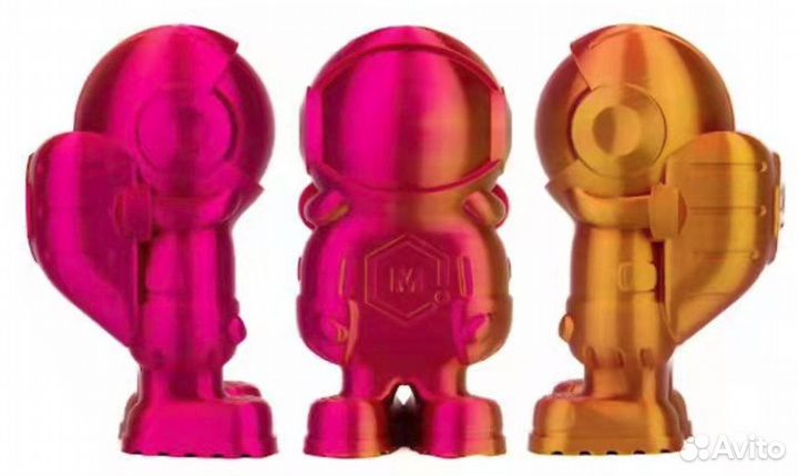 PLA Dual color (Silk Шелковый) пластик Wan plast