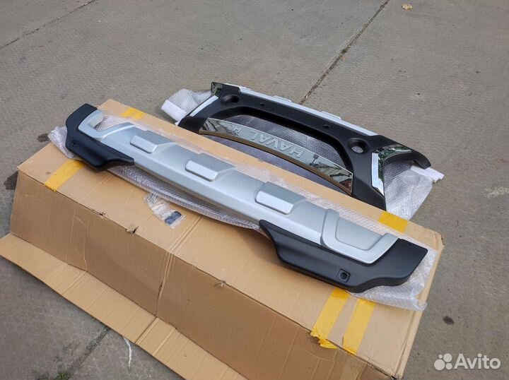 Накладки на пер. и зад. бампер Great Wall Hover