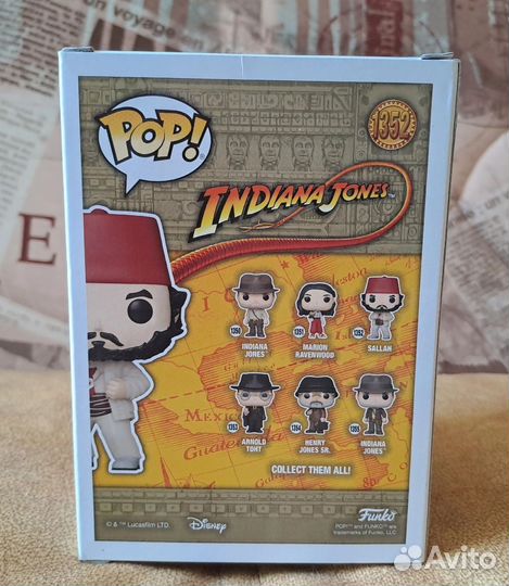 Фигурка Funko Pop Indiana Jones 1352 Sallah