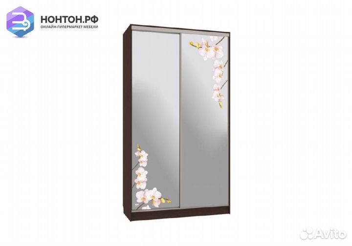 Шкаф купе Рио 4-600 орхидеи венге