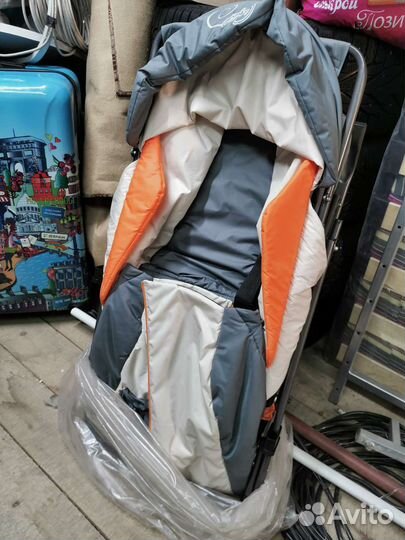 Детские санки коляска