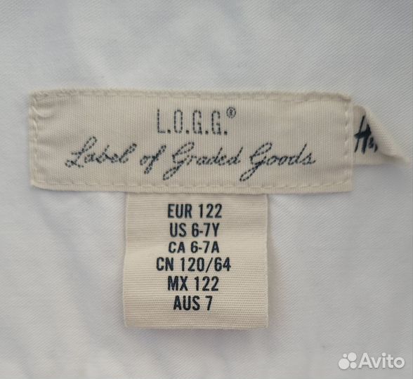 Рубашка 134 см H&M