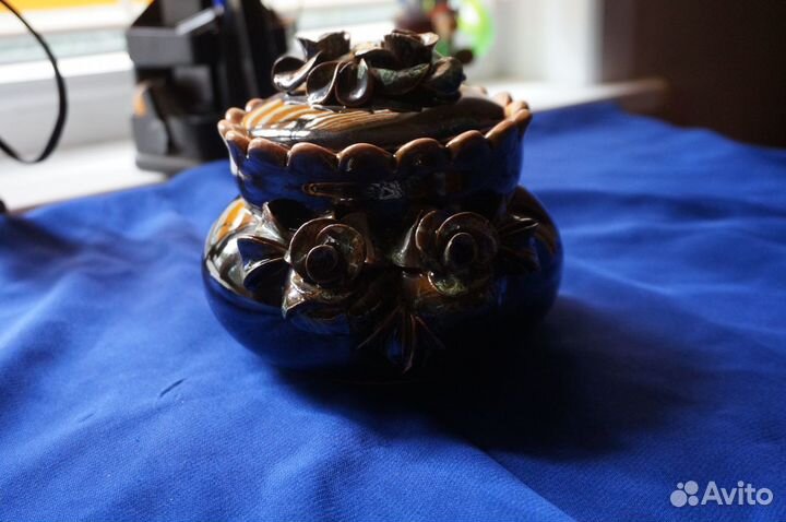 Ваза (обливная керамика, майолика) 3 штуки