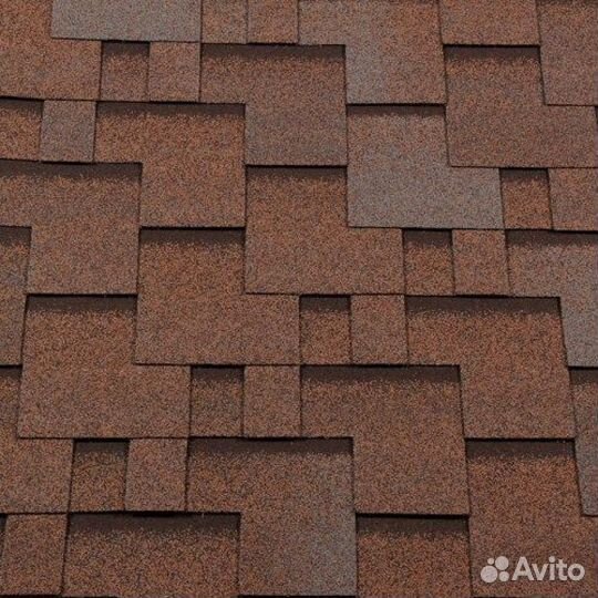 Гибкая черепица Руфшилд Премиум Модерн Песочный