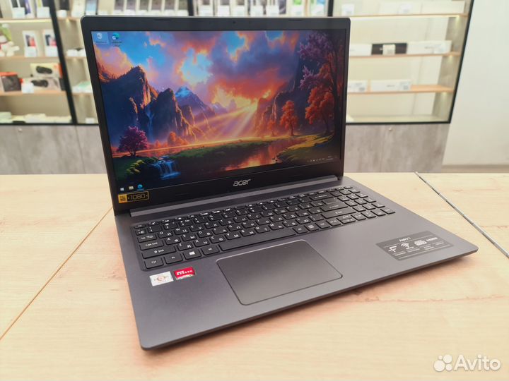 Новенький Acer/ips/Athlon 3050U/8gb/SSD256gb