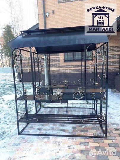 Беседка с мангалом / Гарантия до 10 лет