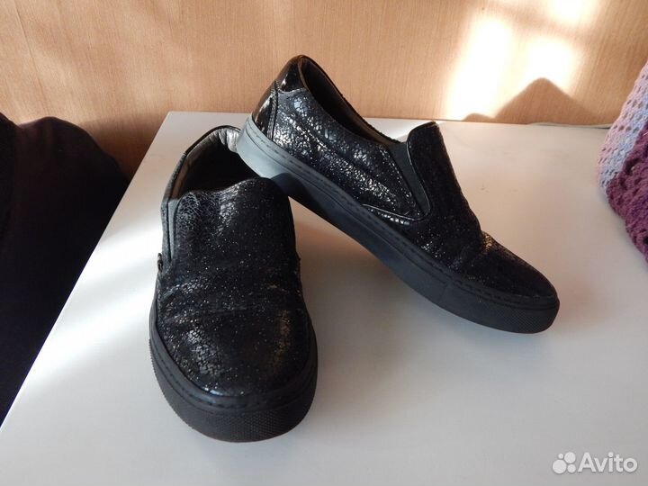Туфли с блестками