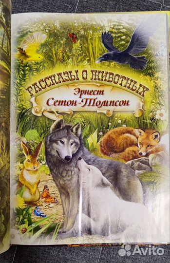 Книга Рассказы о животных Эрнест Сетон-Томпсон