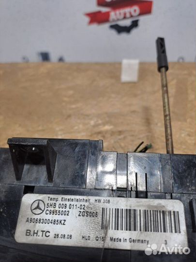 Панель управления климат-контролем Mercedes Benz