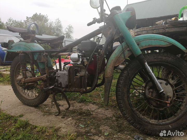 Урал с мотором мотоблок