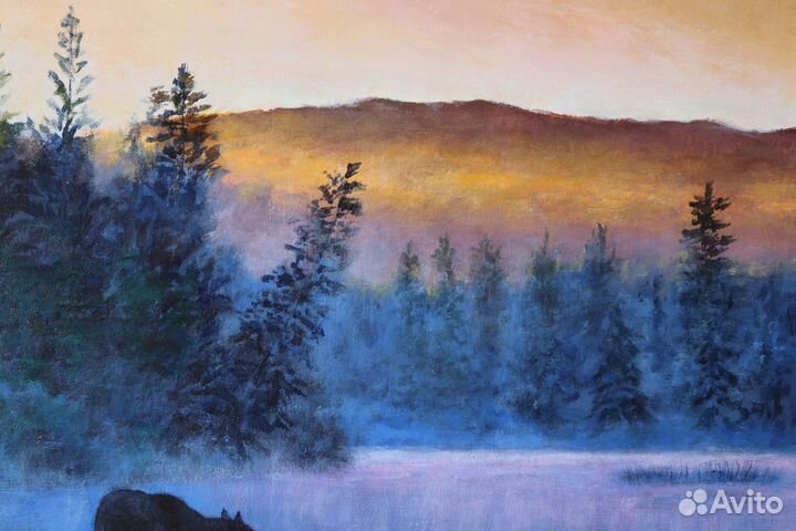 Картина акрилом пейзаж на холсте