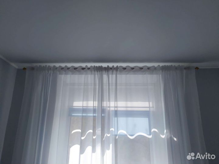 Тюль белая 2 штуки