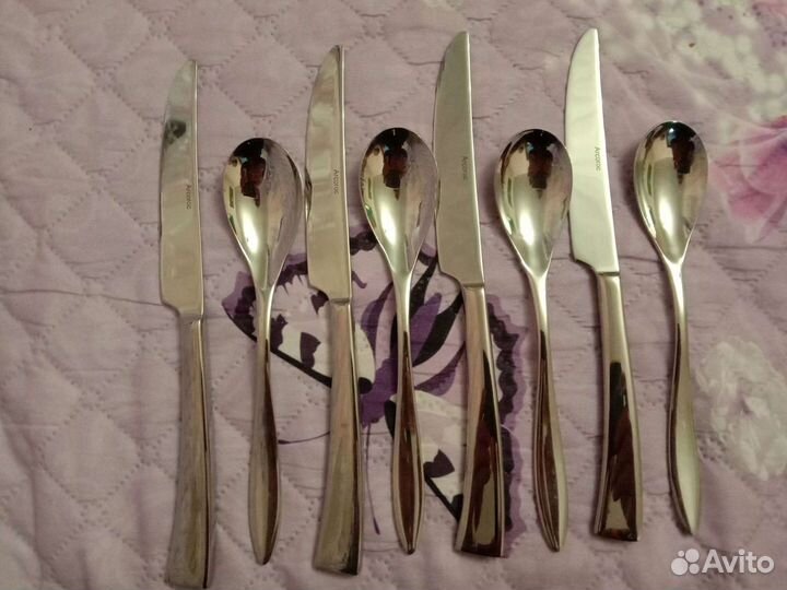 Ножи и ложки столовые, Arcoroc, франция