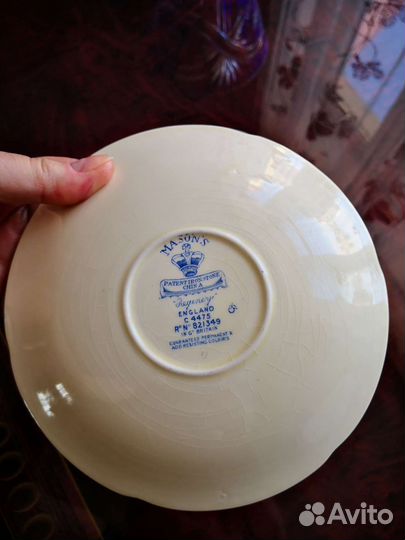 Бульонная пара Mason's антикварная