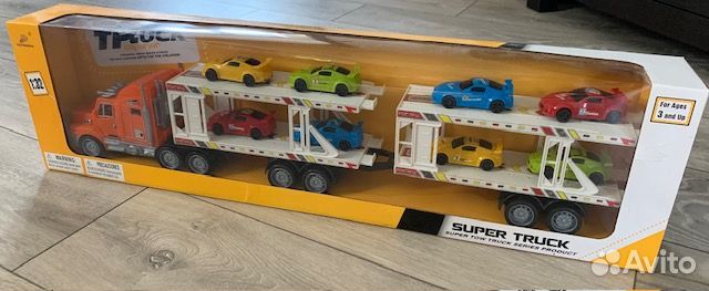 Набор Тягач с машинками