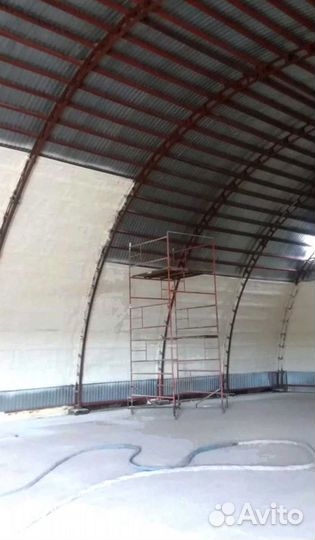 Утепление ангара пенополиуретаном (ппу)