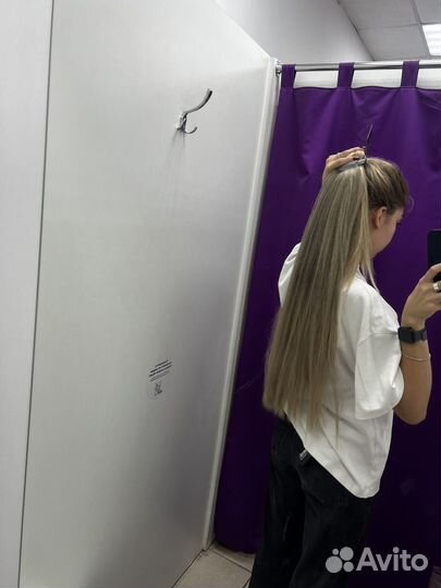 Хвост на резинке шиньон