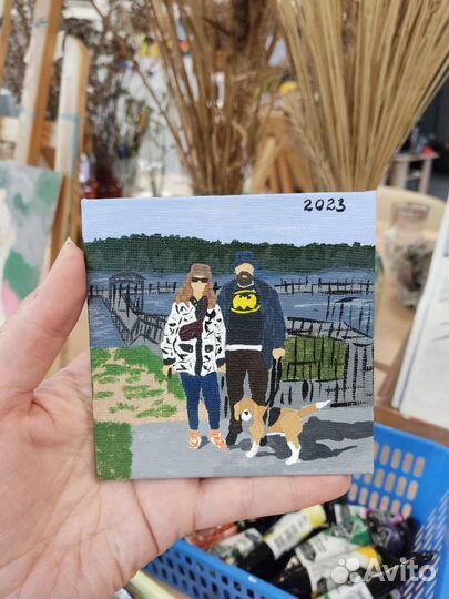 Миниатюра на холсте по вашему фото