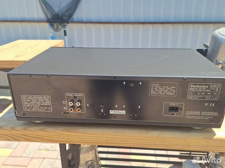 Кассетная дека technics rs az7