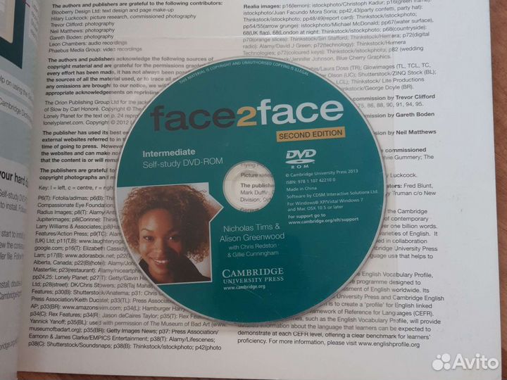 Face2face Intermediate учебник + рабочая тетрадь