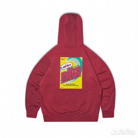 Худи Nike Keep it Clean Red Hoodie