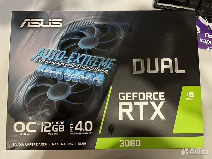 Видеокарта asus geforce rtx 3060 dual