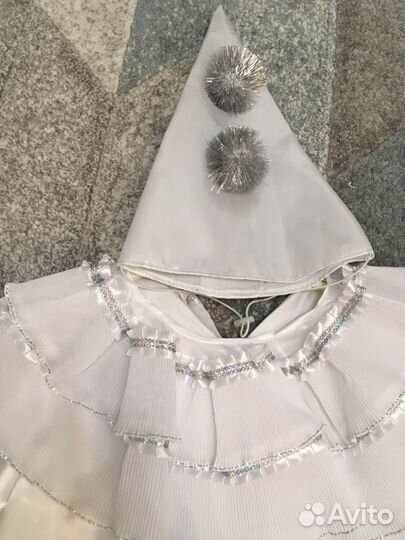 Костюм новогодний Пьеро