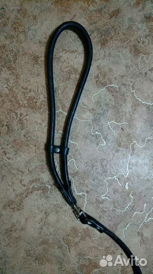 Кожаный поводок