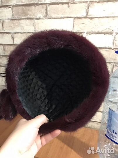 Шапка норковая женская