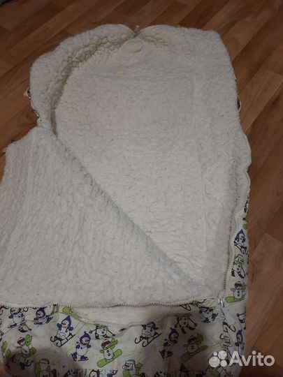 Зимний конверт в коляску/санки