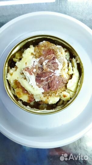 Тушенка говяжья. Авитодоставка. Борисоглебская. вн