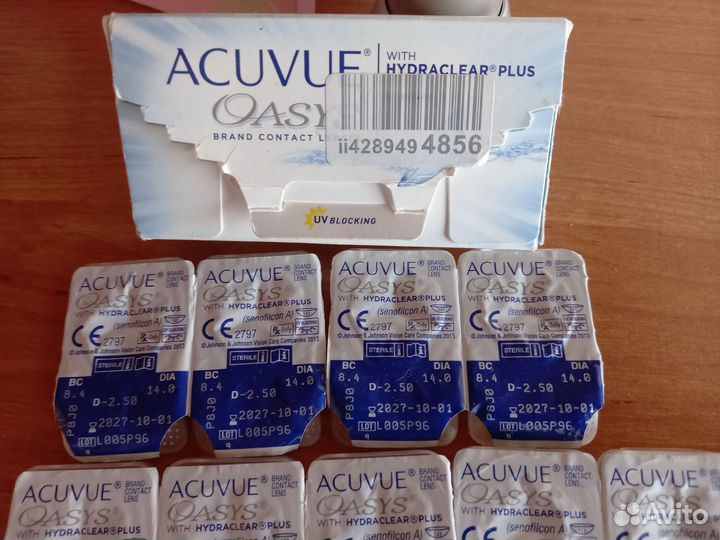 Линзы контактные acuvue oasys двухнедельные