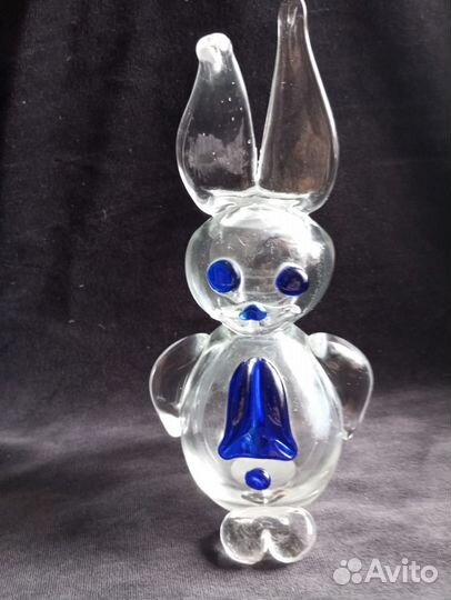 Фигурка Заяц стеклянный