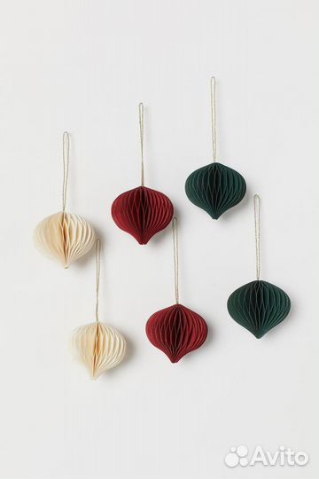 Игрушки на елку H&M home, новые