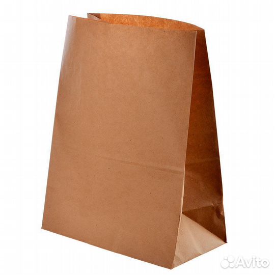 Бумажные пакеты крафт 220/120/250 мм