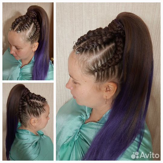 Брейды Косы Афрохвост Каркасные прически