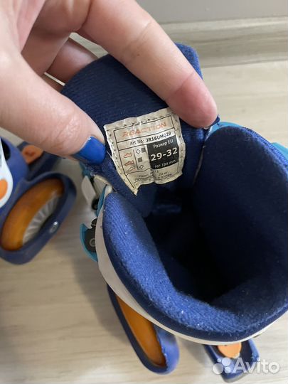 Роликовые коньки детские раздвижные