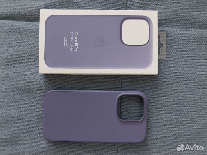 Оригинальный кожаный чехол iPhone 13 pro