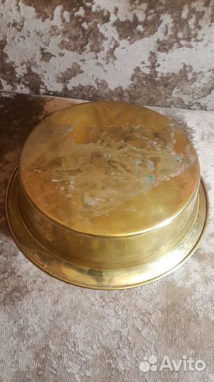 Латунный таз для варенья