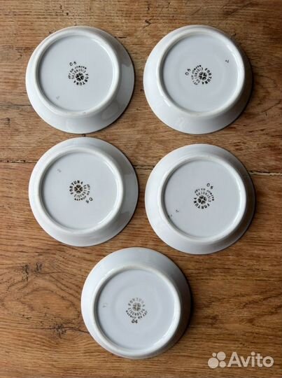 Тарелка блюдце фарфор из гдр fortuna
