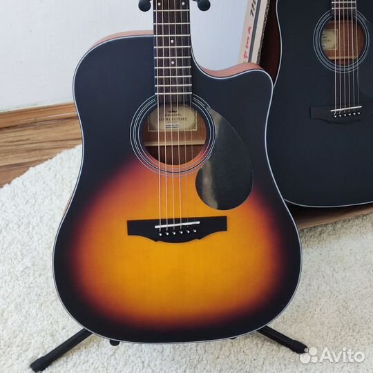 Акустическая гитара kepma EDC 3TCM и Black Matt