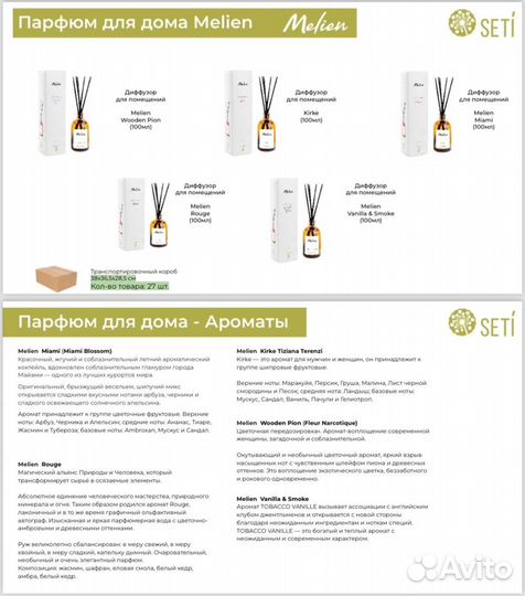 Элитный парфюм для дома