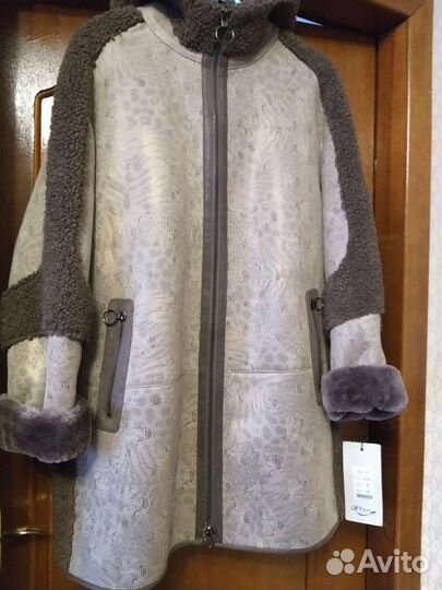 Дубленка женская 52