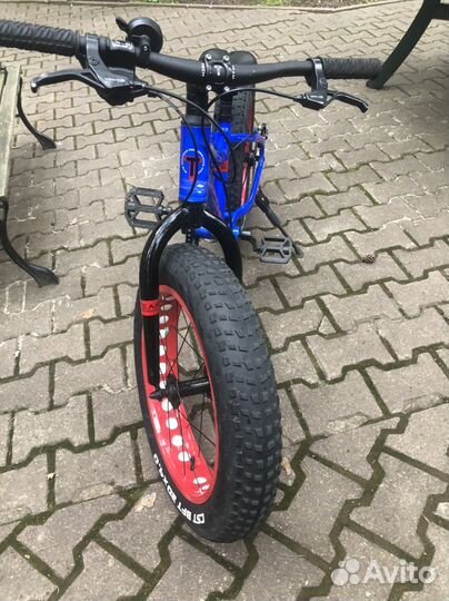 Велосипед TechTeam Garet 20x12 сине-красный